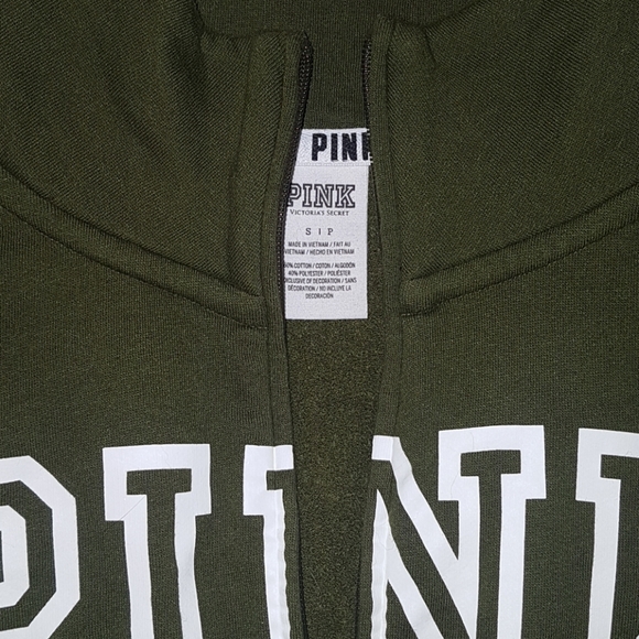 VS Pink Half Zip Sweater - Picture 3 of 3